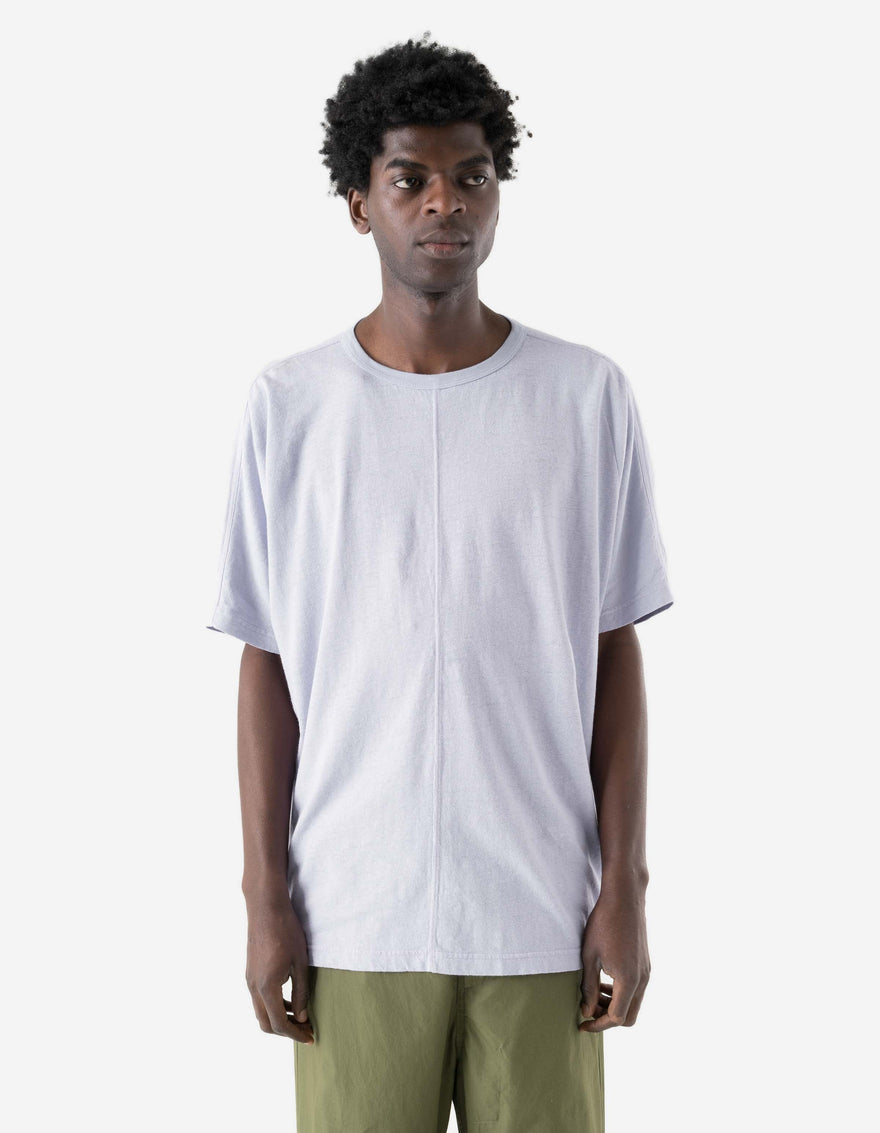 5234 Hemp Cross Loose T-Shirt Lavender