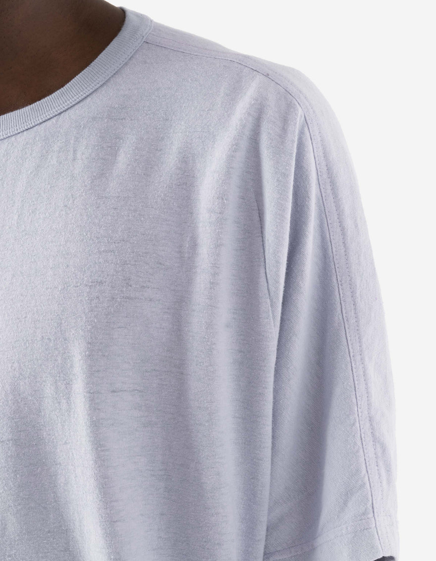 5234 Hemp Cross Loose T-Shirt Lavender