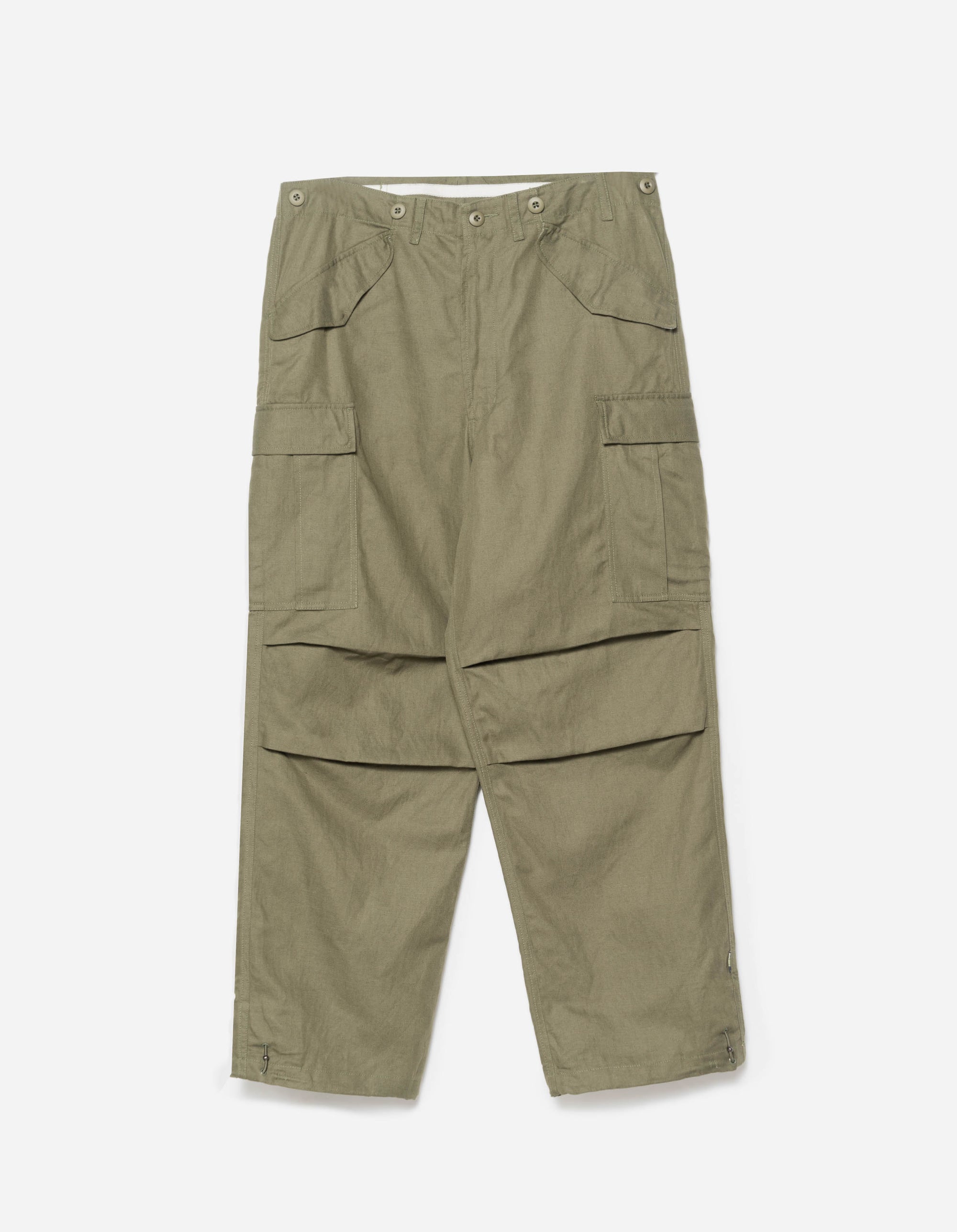 7400 Hemp M65 Cargo Pants Olive OG-107F
