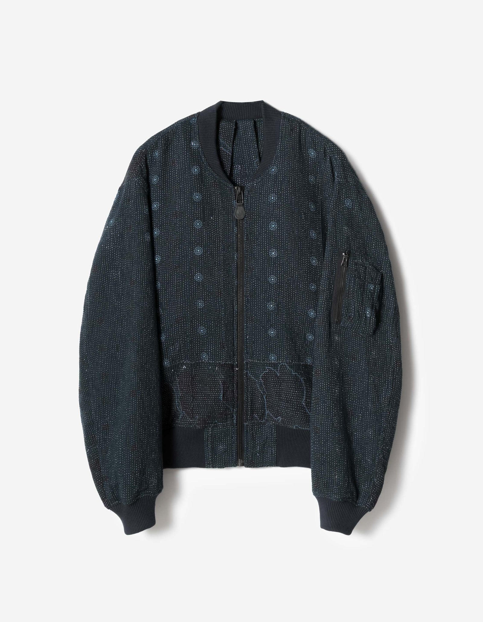 7178 Upcycled MA-1 Jacket Vintage Navy