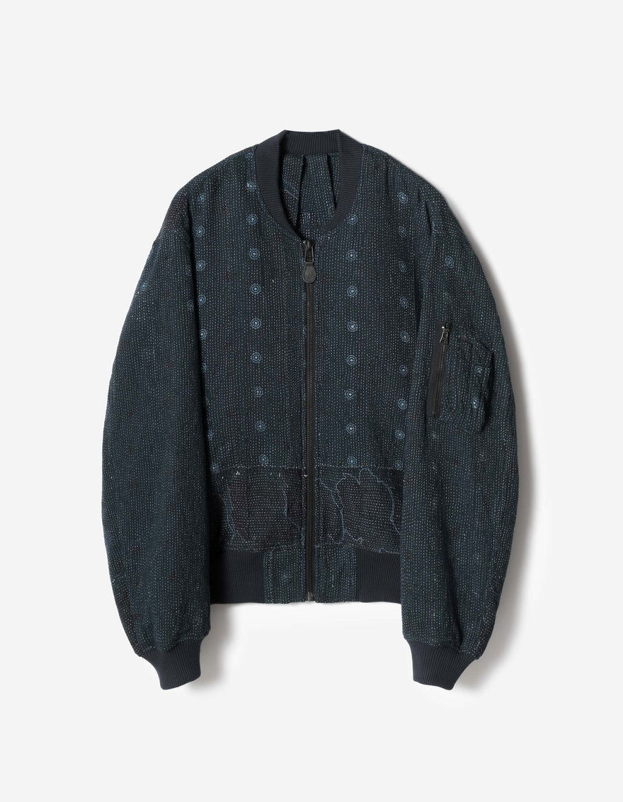 7178 Upcycled MA-1 Jacket Vintage Navy