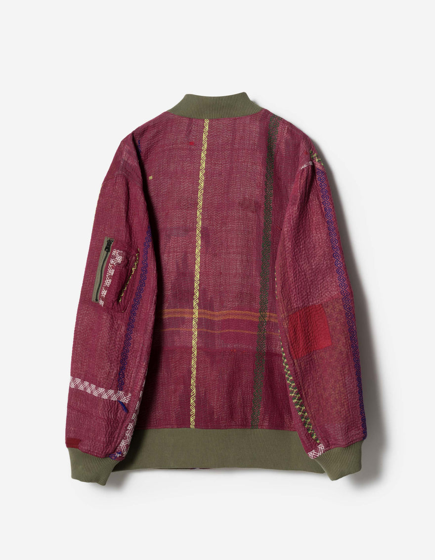 7191 Upcycled MA1 Kimono Multi