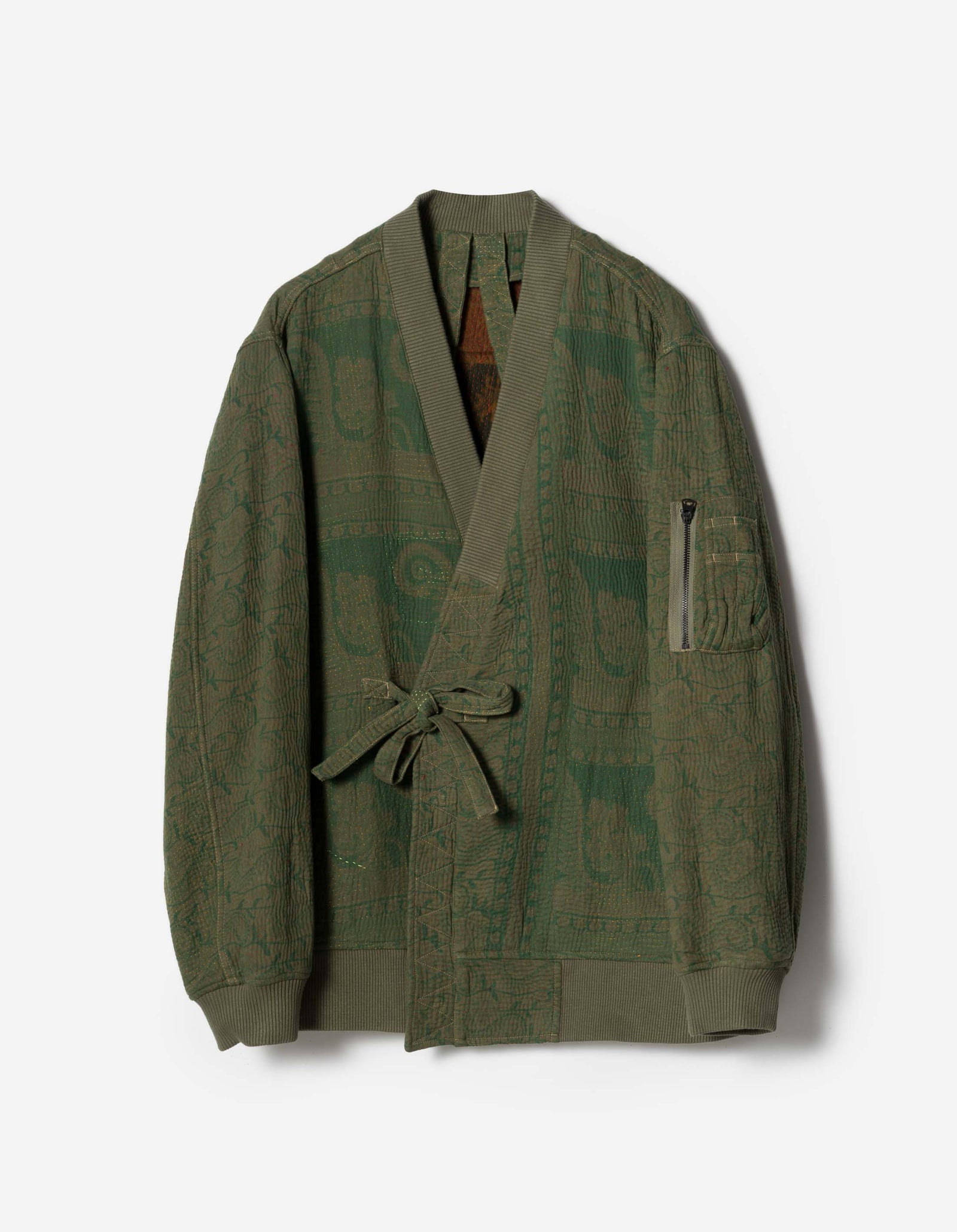 7191 Upcycled MA1 Kimono Multi