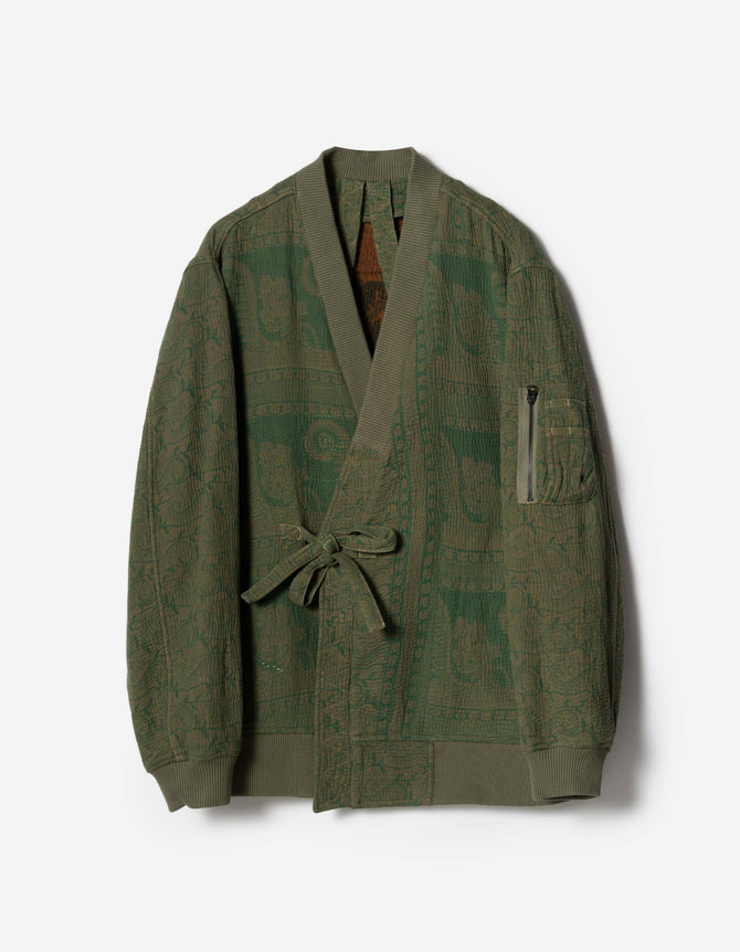 7191 Upcycled MA1 Kimono Multi