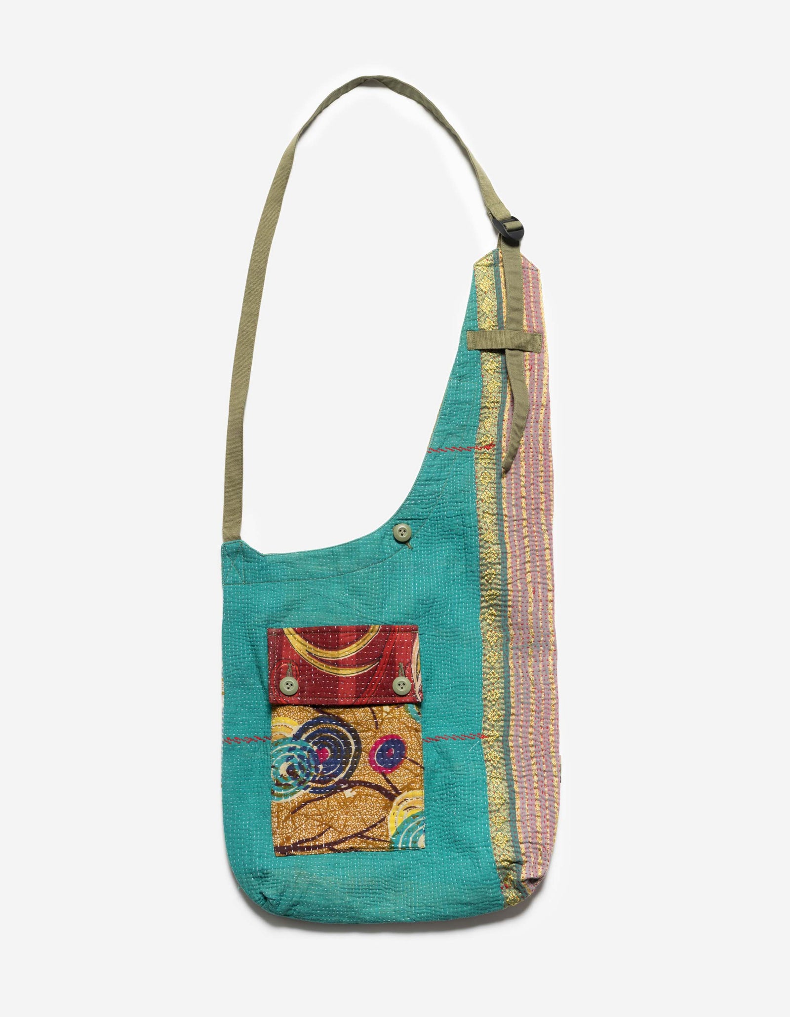 7192 Upcycled Sling Bag Multi