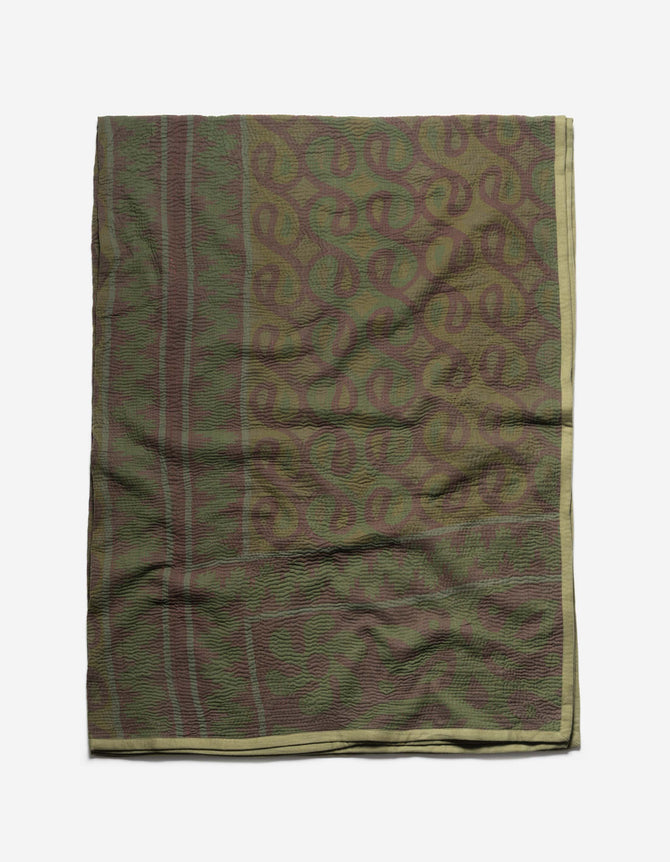 7196 Upcycled Blanket Olive B