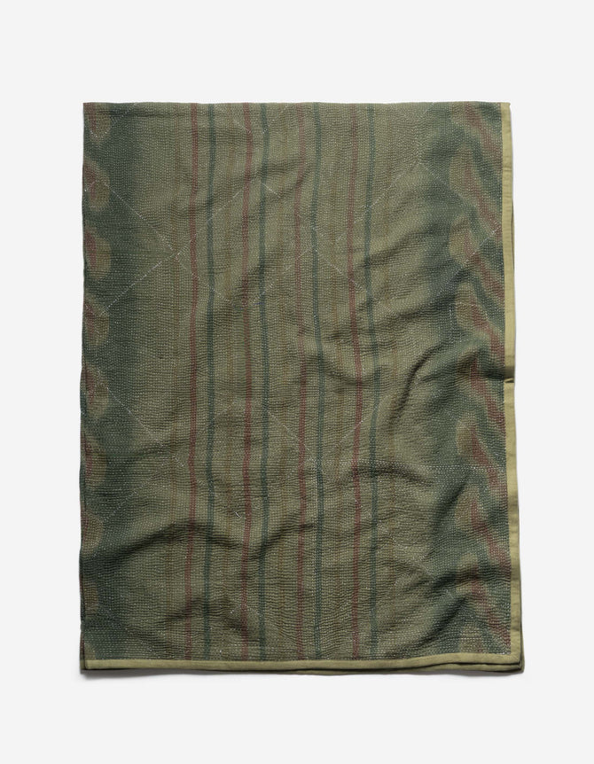 7196 Upcycled Blanket Olive A