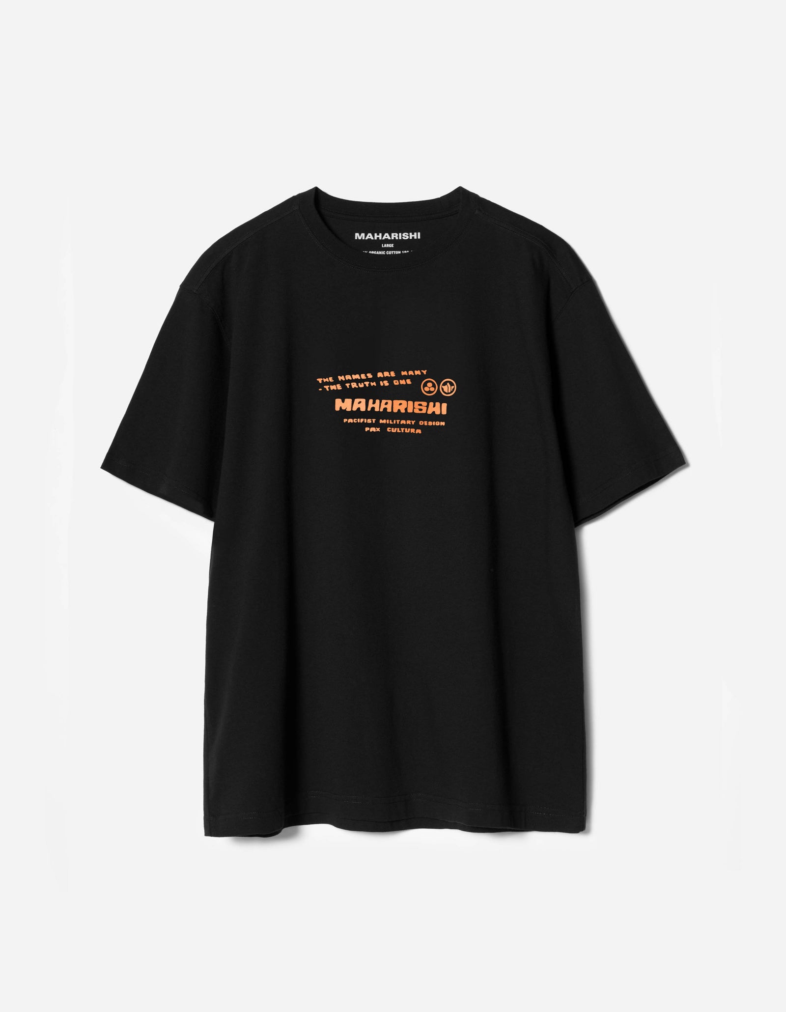 7262 Japanese Menko Card S/S T-Shirt Black