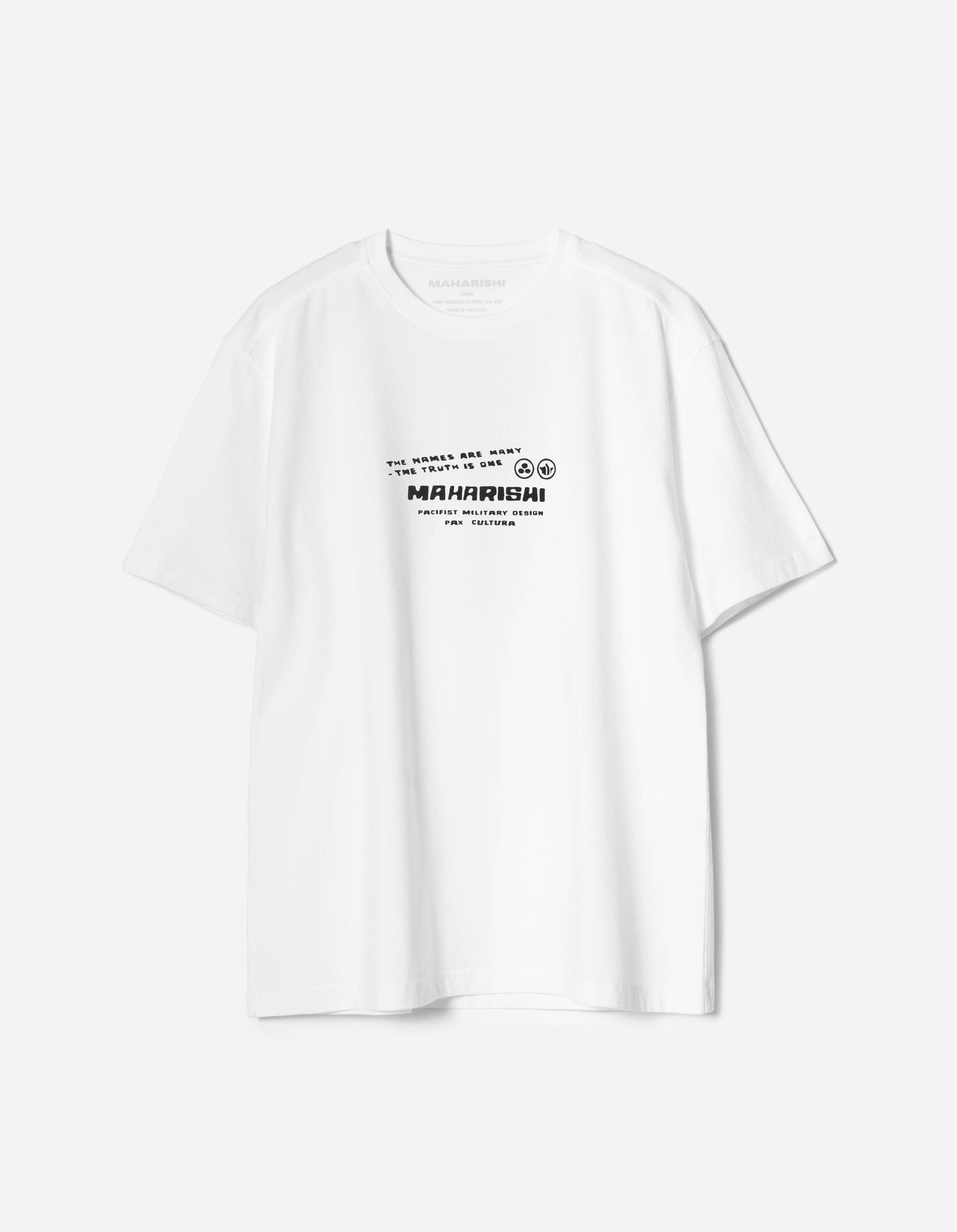 7262 Japanese Menko Card S/S T-Shirt White