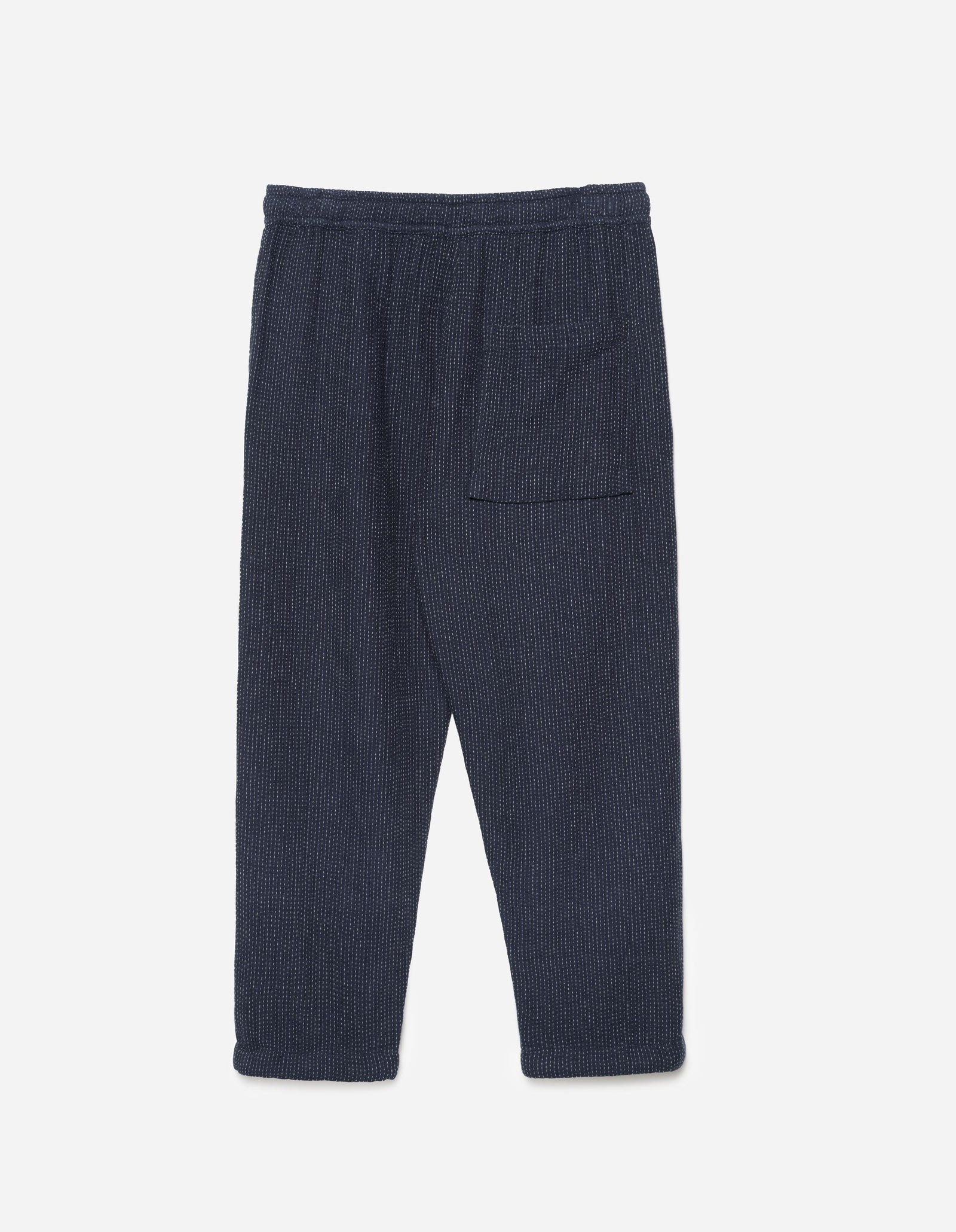 7300 Light Kantha Asym Track Pant Indigo