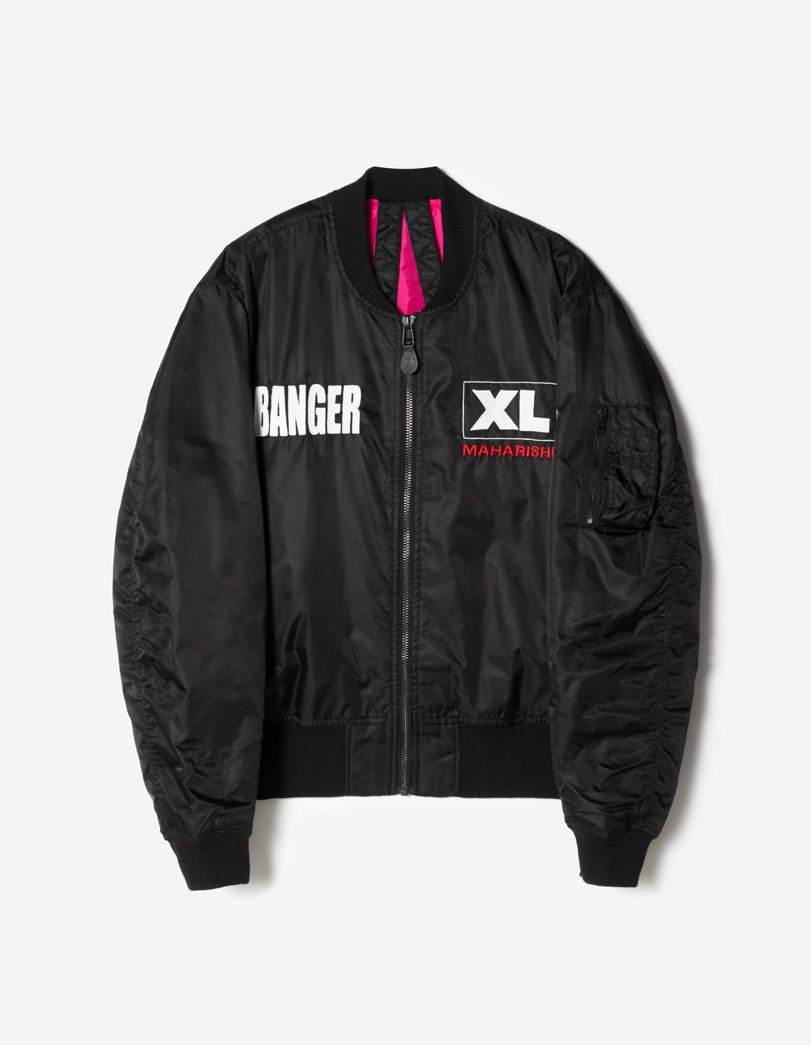 7327 Sports Banger XL MA1 Jacket Black