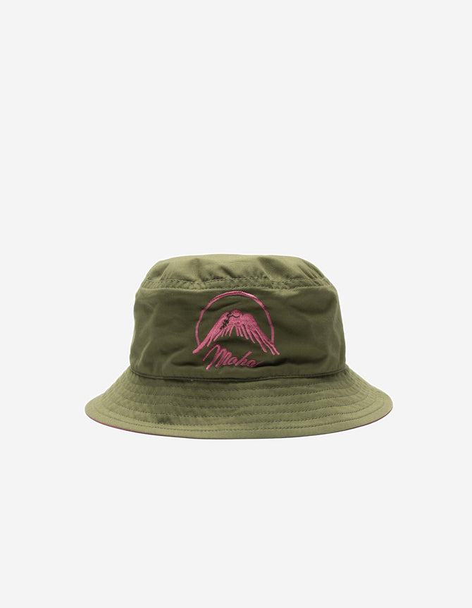 7346 Peace Dove Bucket Hat Olive/Pink