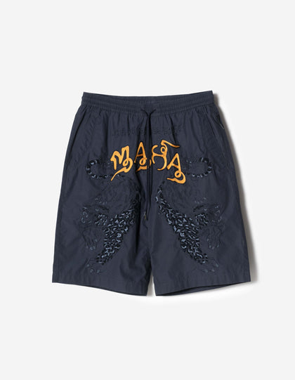 7355 Muay Thai Chimera Trackshorts Navy