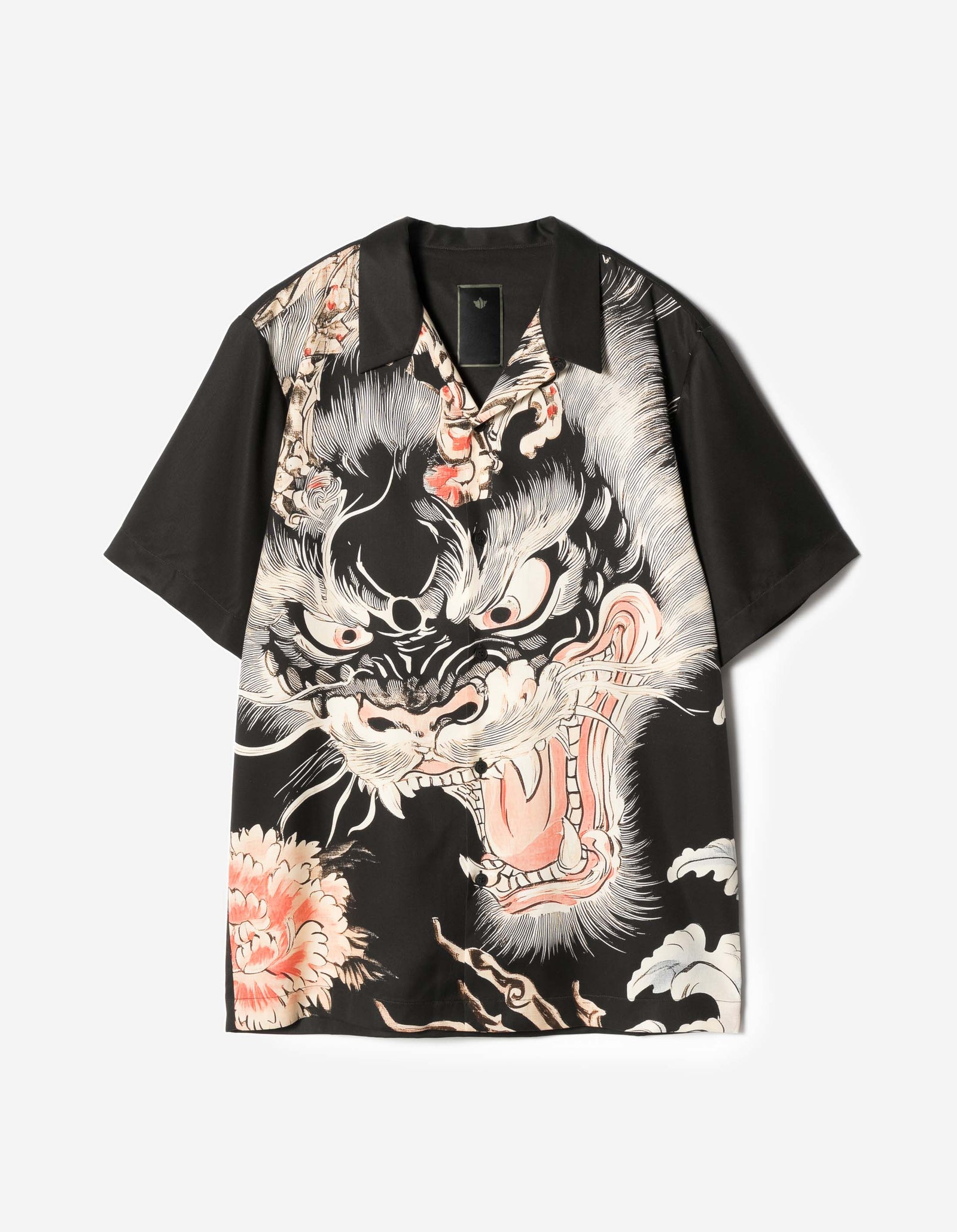 7357 Chimera Camp Collar Shirt Black