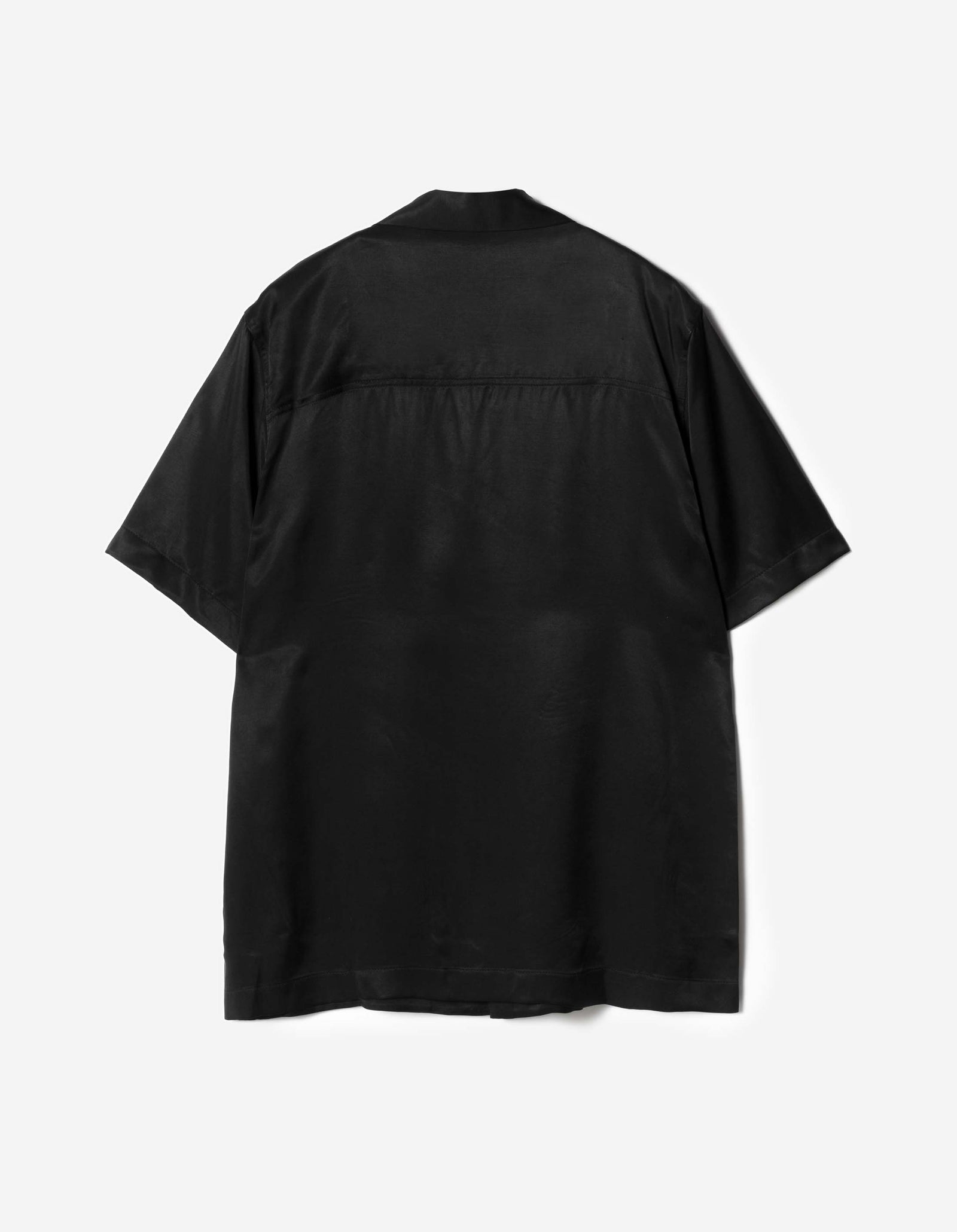 7364 Sakura Dragon Camp Collar Shirt Black