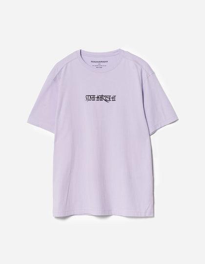 7551 Maha Script T-Shirt Lavender