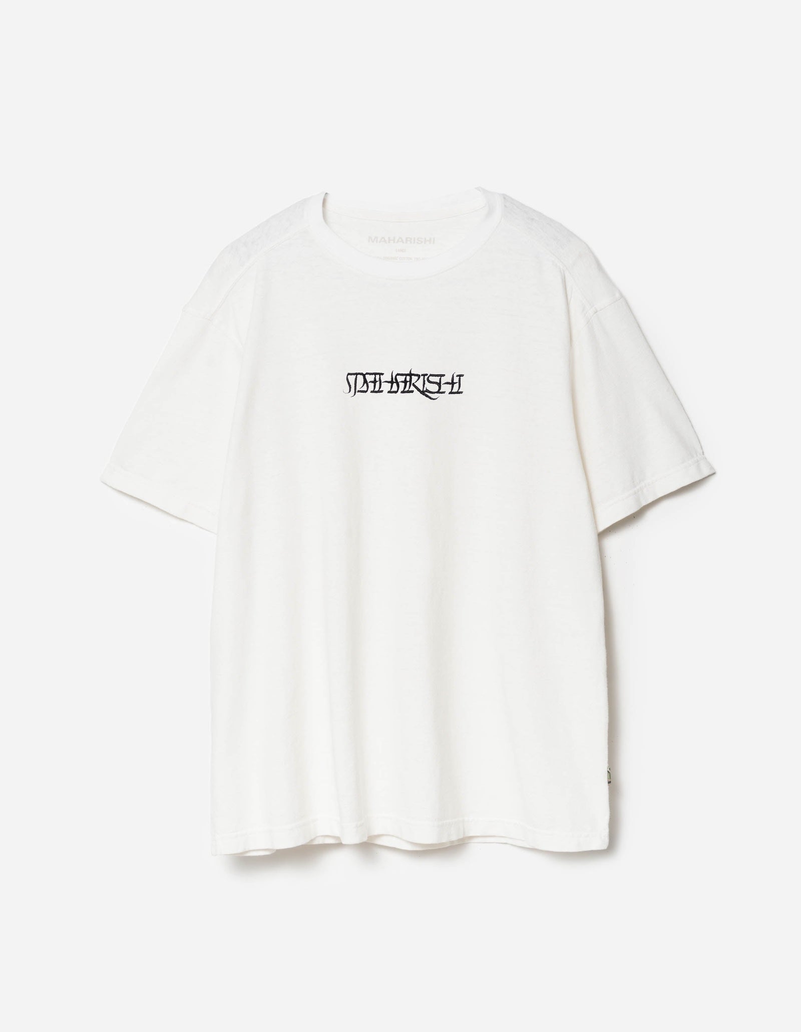 7551 Maha Script T-Shirt White
