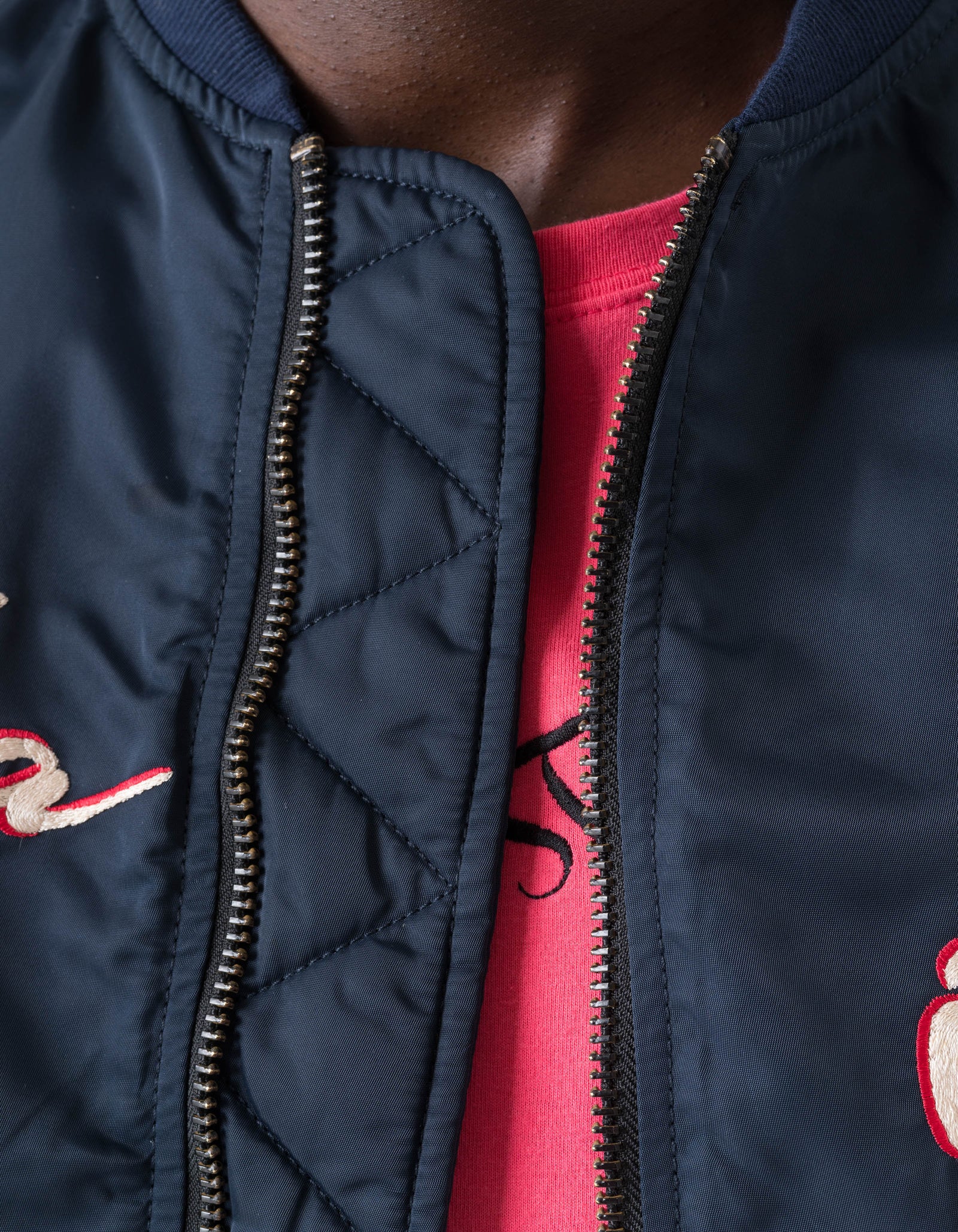 7556 7 Star Mantis MA1 Jacket Navy