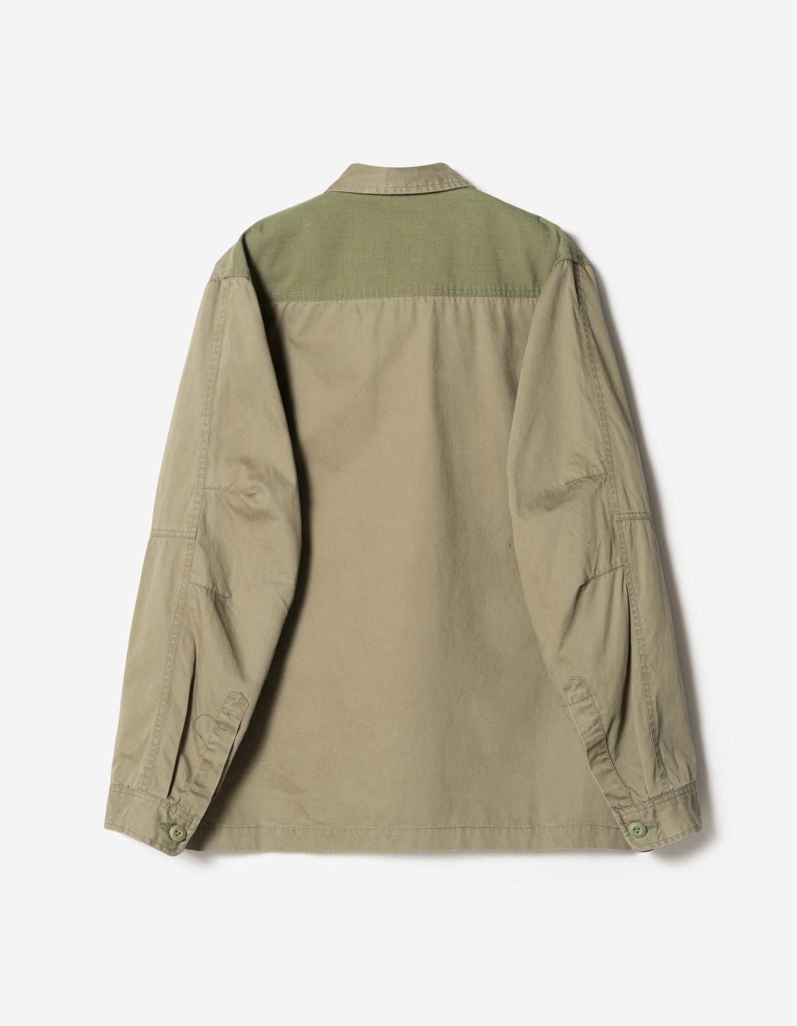 7584 Sashiko Utility Shirt Olive