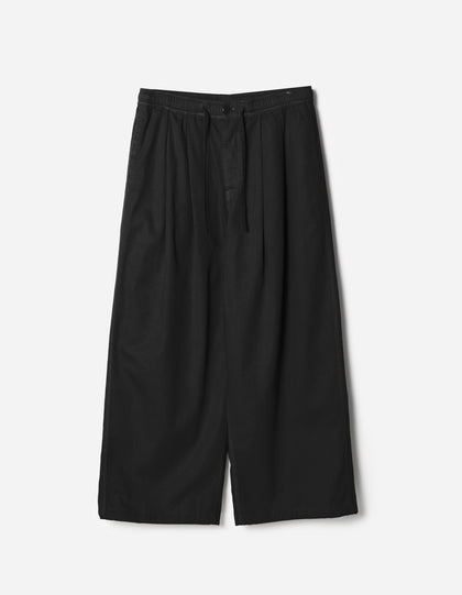 7589 Maha Loose Pleated Pants Black