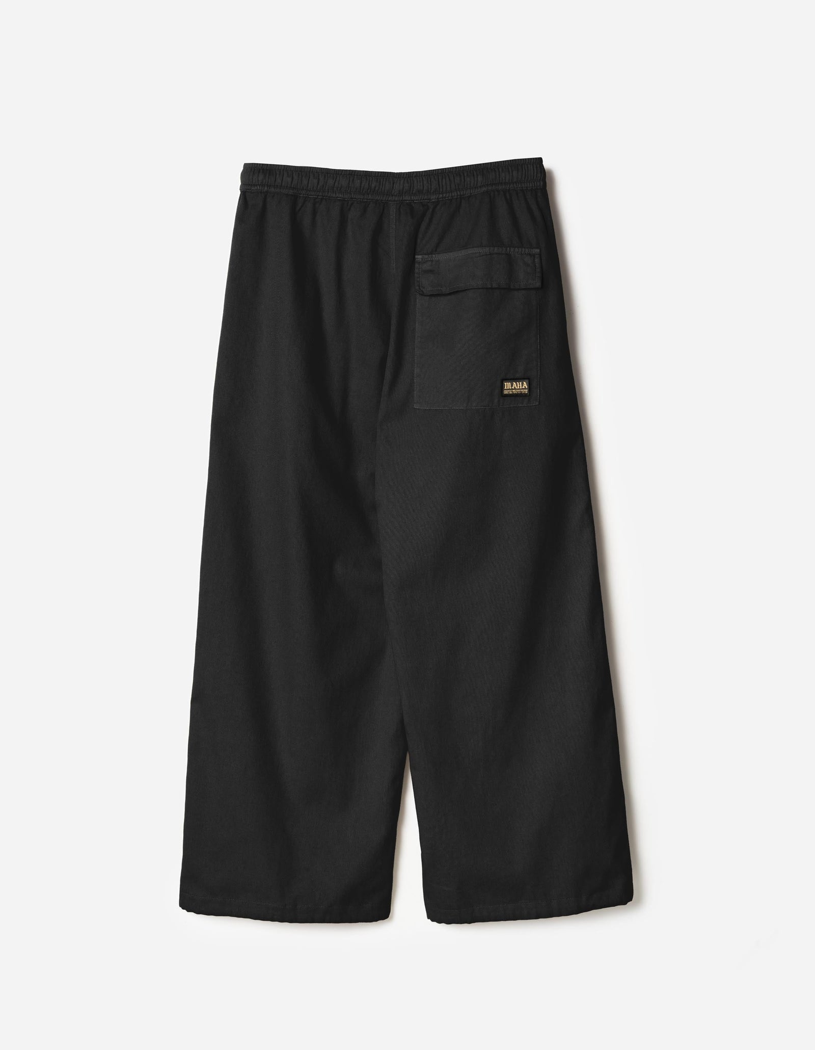 7589 Maha Loose Pleated Pants Black