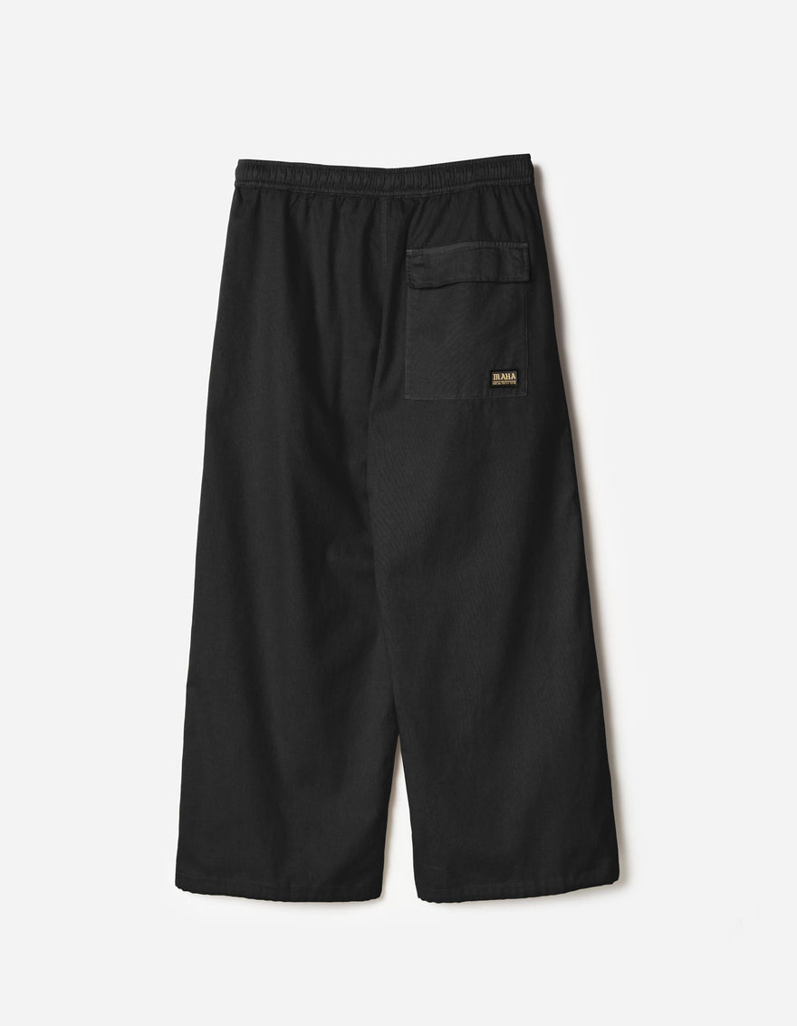 7589 Maha Loose Pleated Pants Black