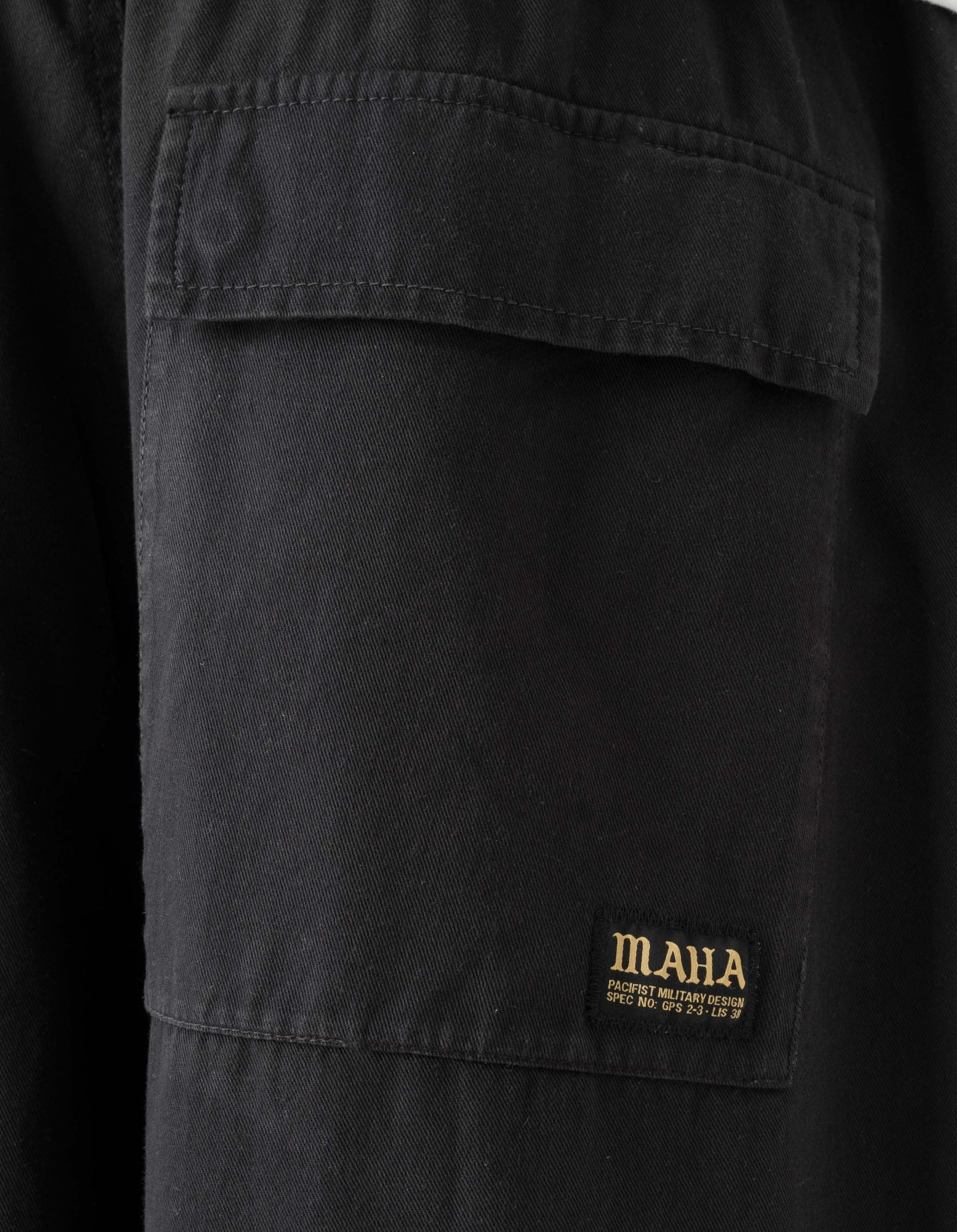 7589 Maha Loose Pleated Pants Black