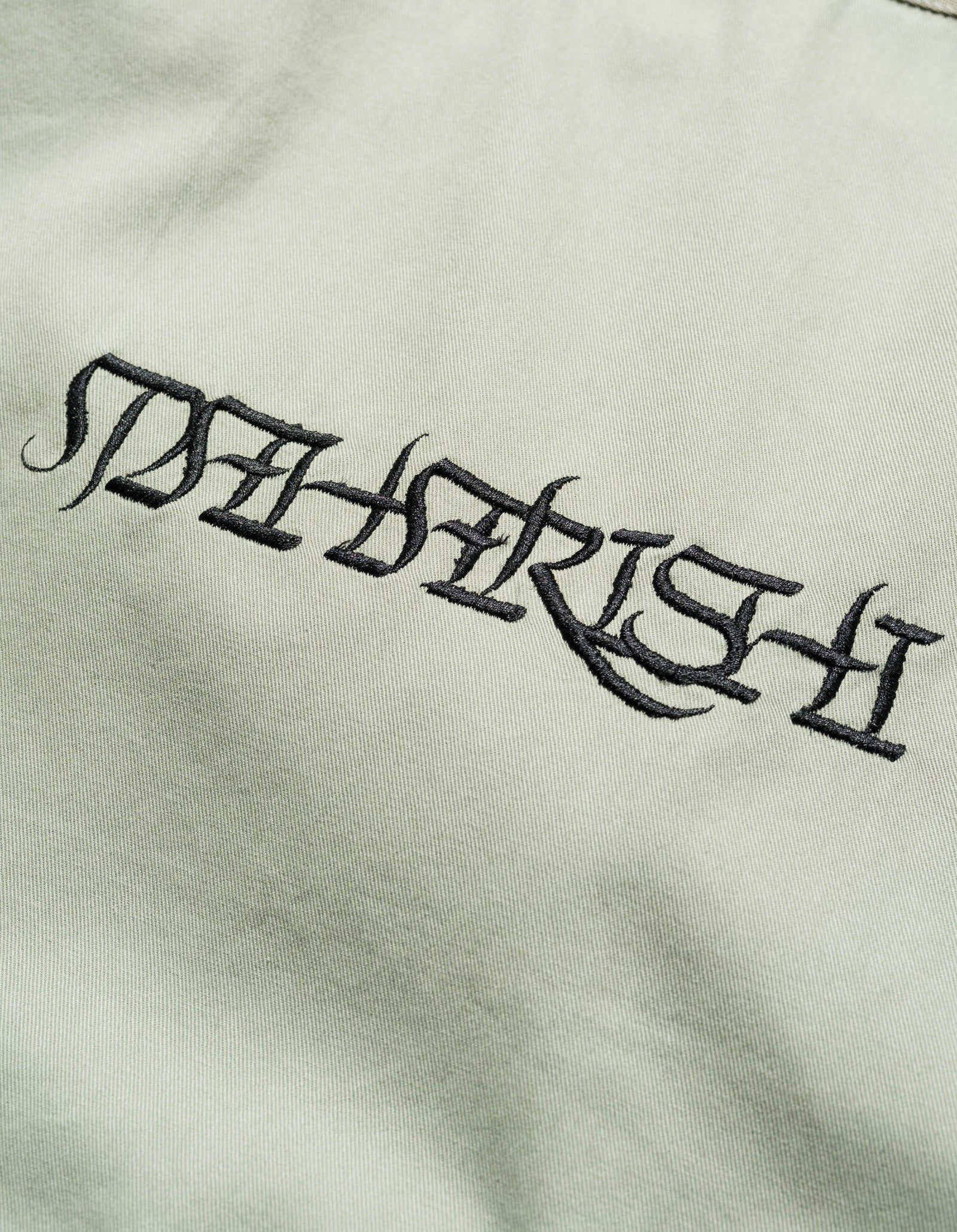 7592 Maha Script Tote Bag Sage
