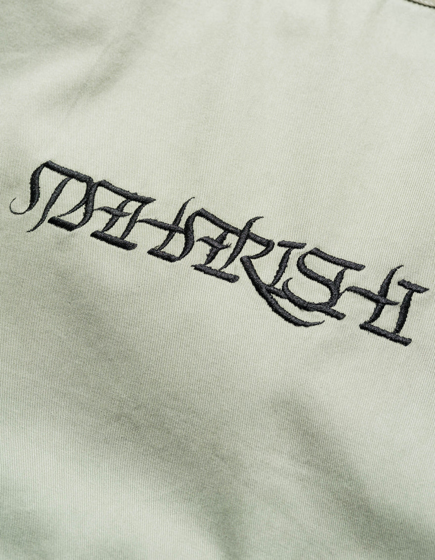 7592 Maha Script Tote Bag Sage