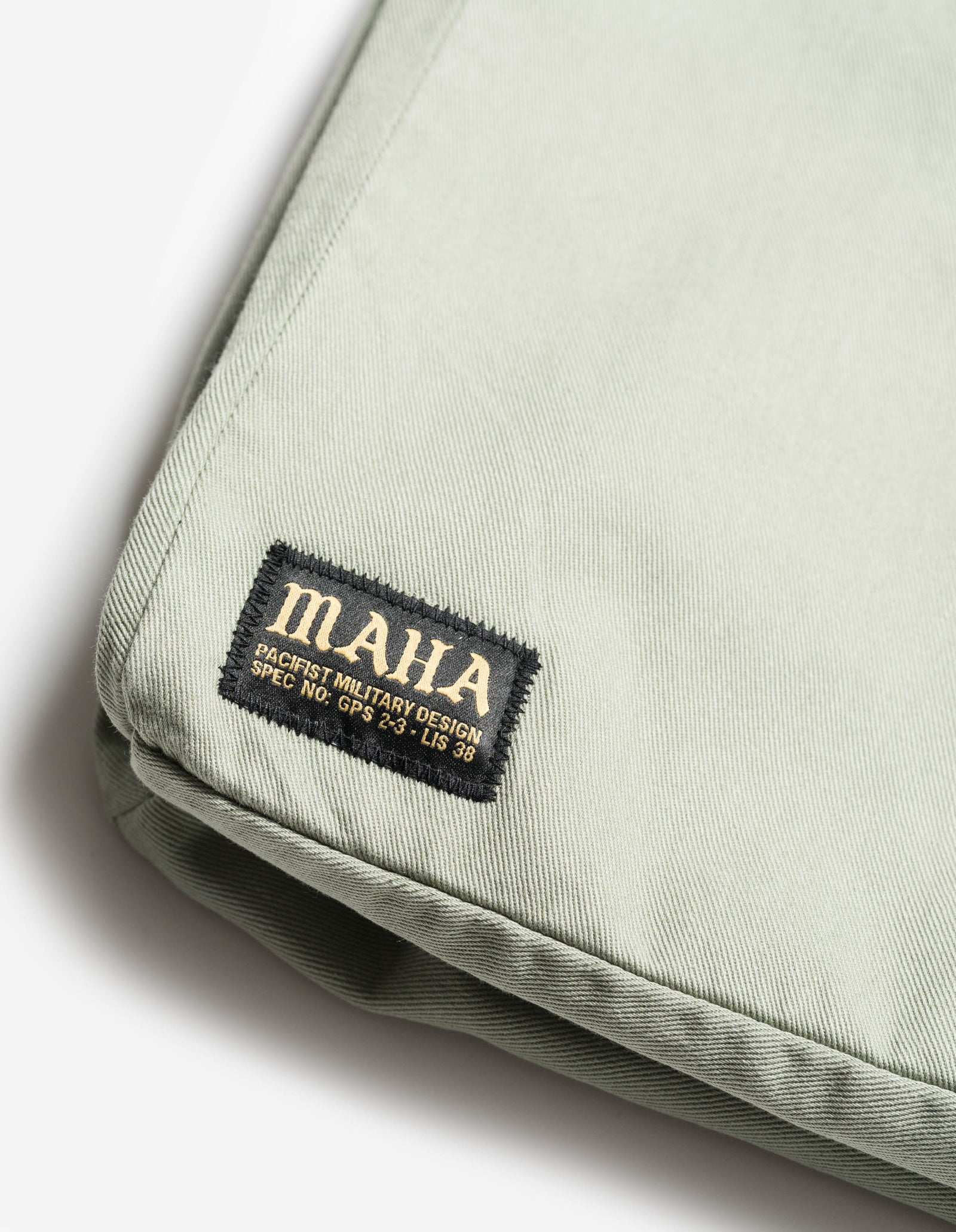 7592 Maha Script Tote Bag Sage