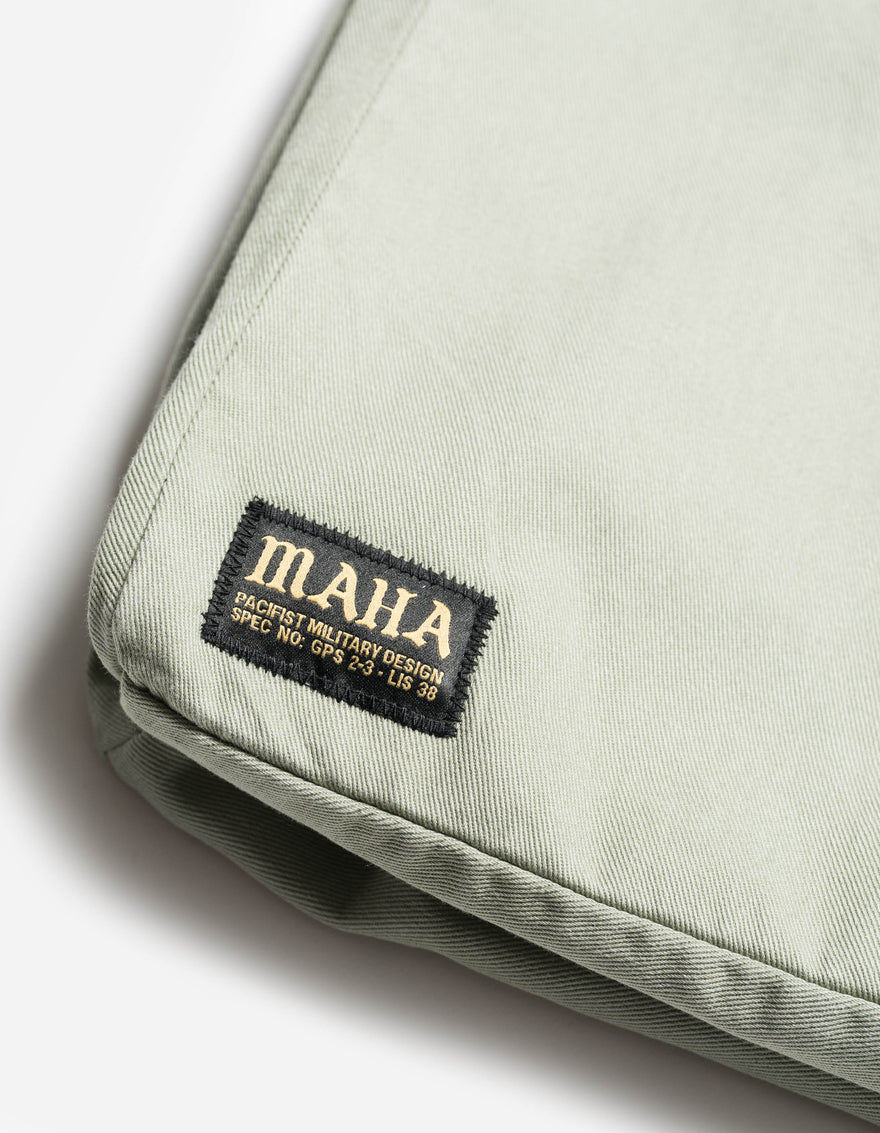 7592 Maha Script Tote Bag Sage