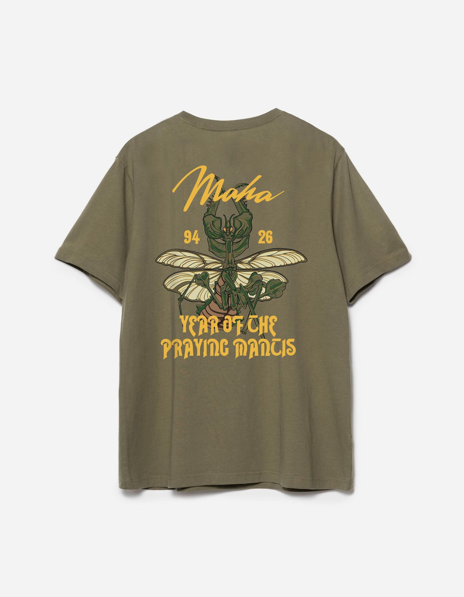 7600 Year of The Mantis S/S T-Shirt Olive OG-107F