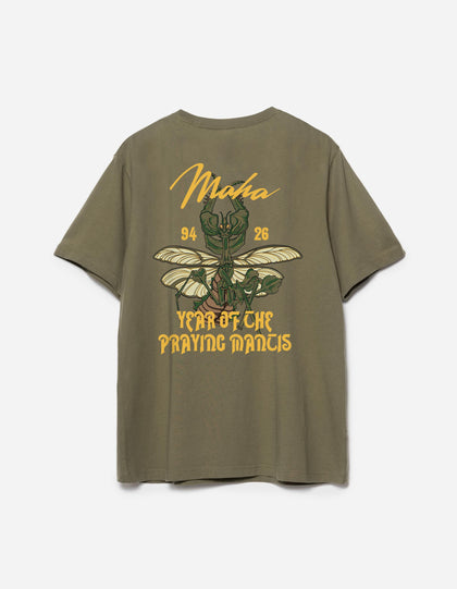 7600 Year of The Mantis S/S T-Shirt Olive OG-107F