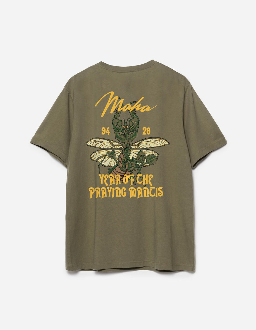 7600 Year of The Mantis S/S T-Shirt Olive OG-107F