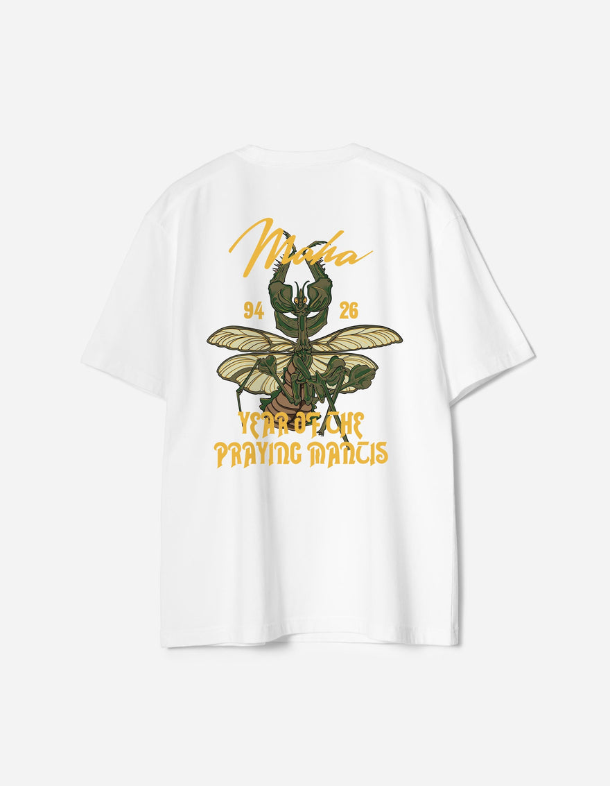 7600 Year of The Mantis S/S T-Shirt White
