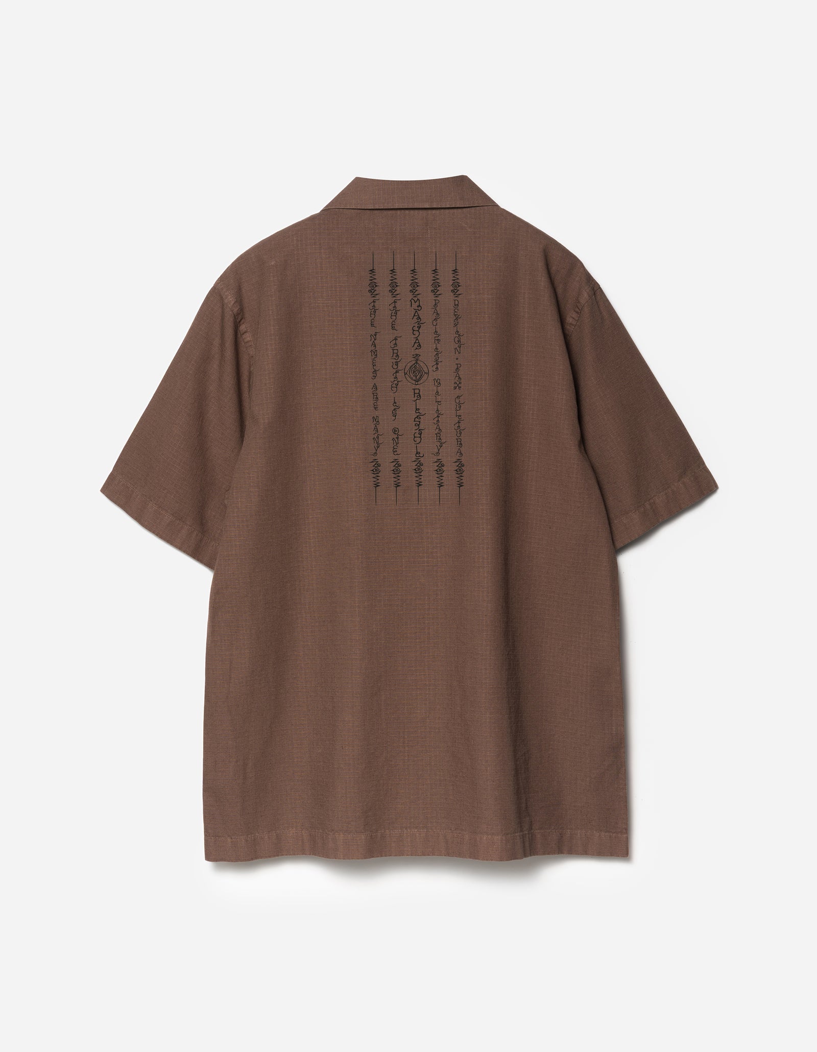 7680 Mantra Camp Collar Shirt Earth Brown