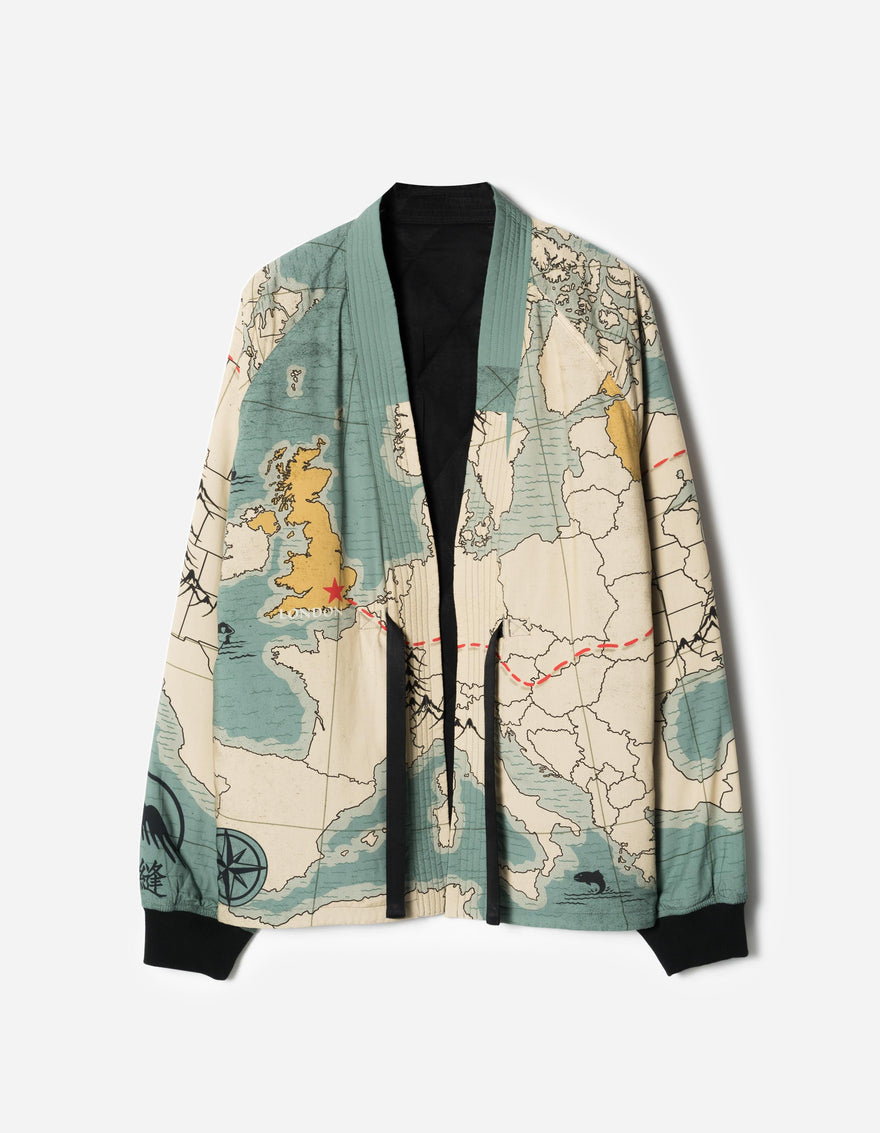 7729 World Tour Reversible Kimono Multi
