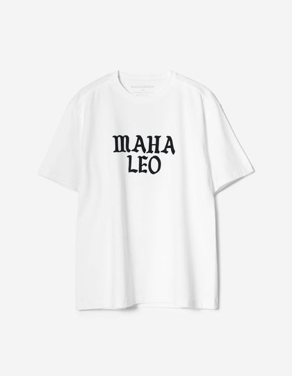 7736 Leo Organic Zodiac T-shirt White