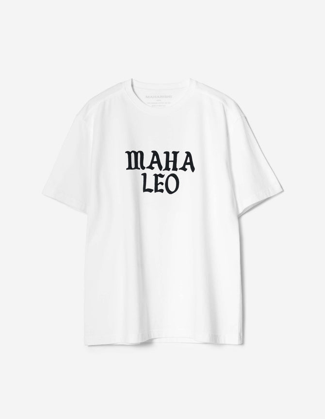 7736 Leo Organic Zodiac T-shirt White