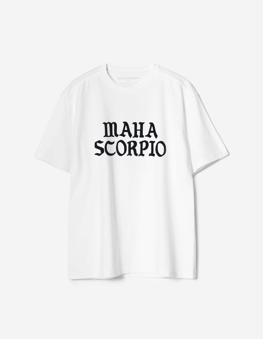 7739 Scorpio Organic Zodiac T-shirt White