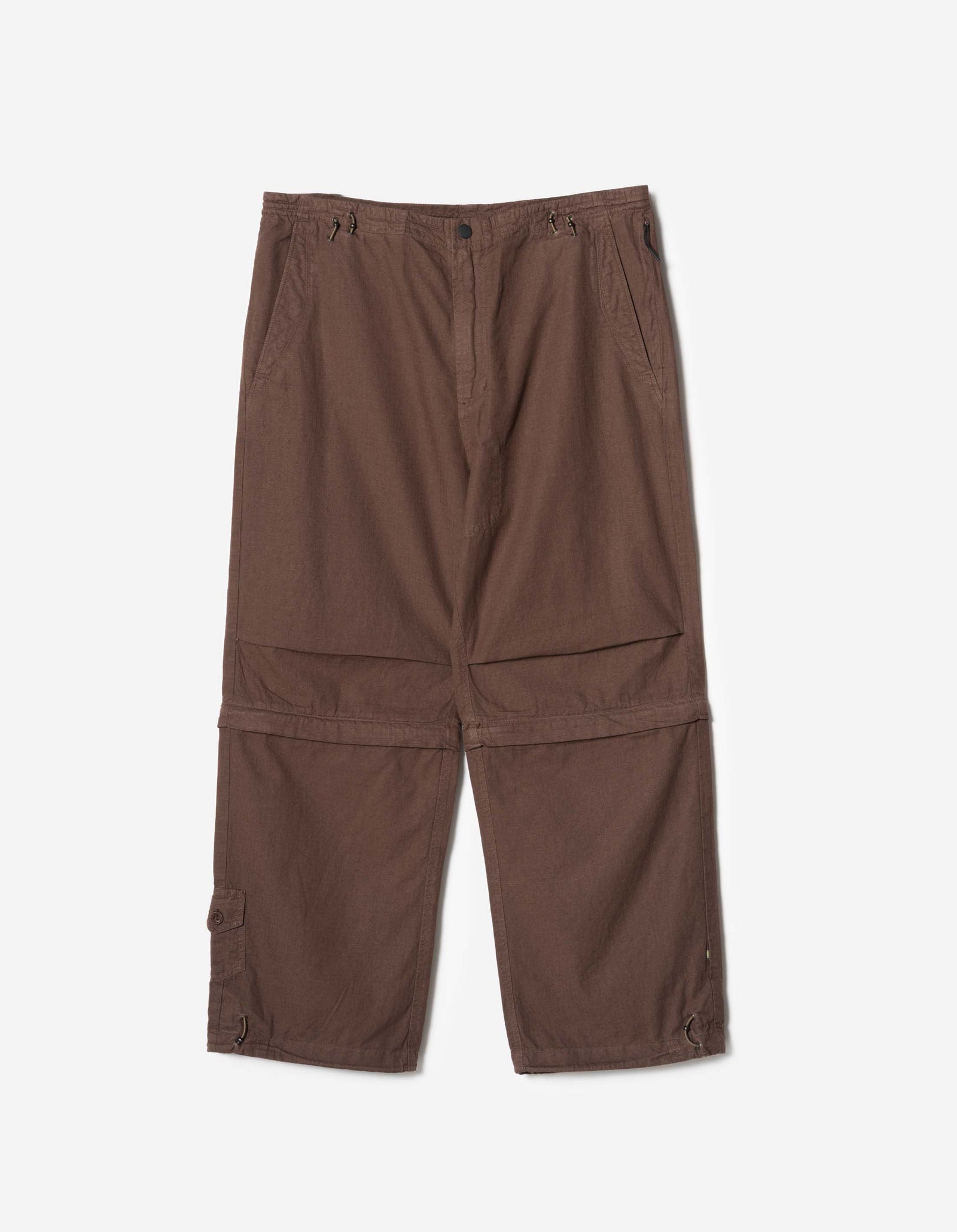 7741 Zip-Off Hemp Ripstop Snopants Earth Brown