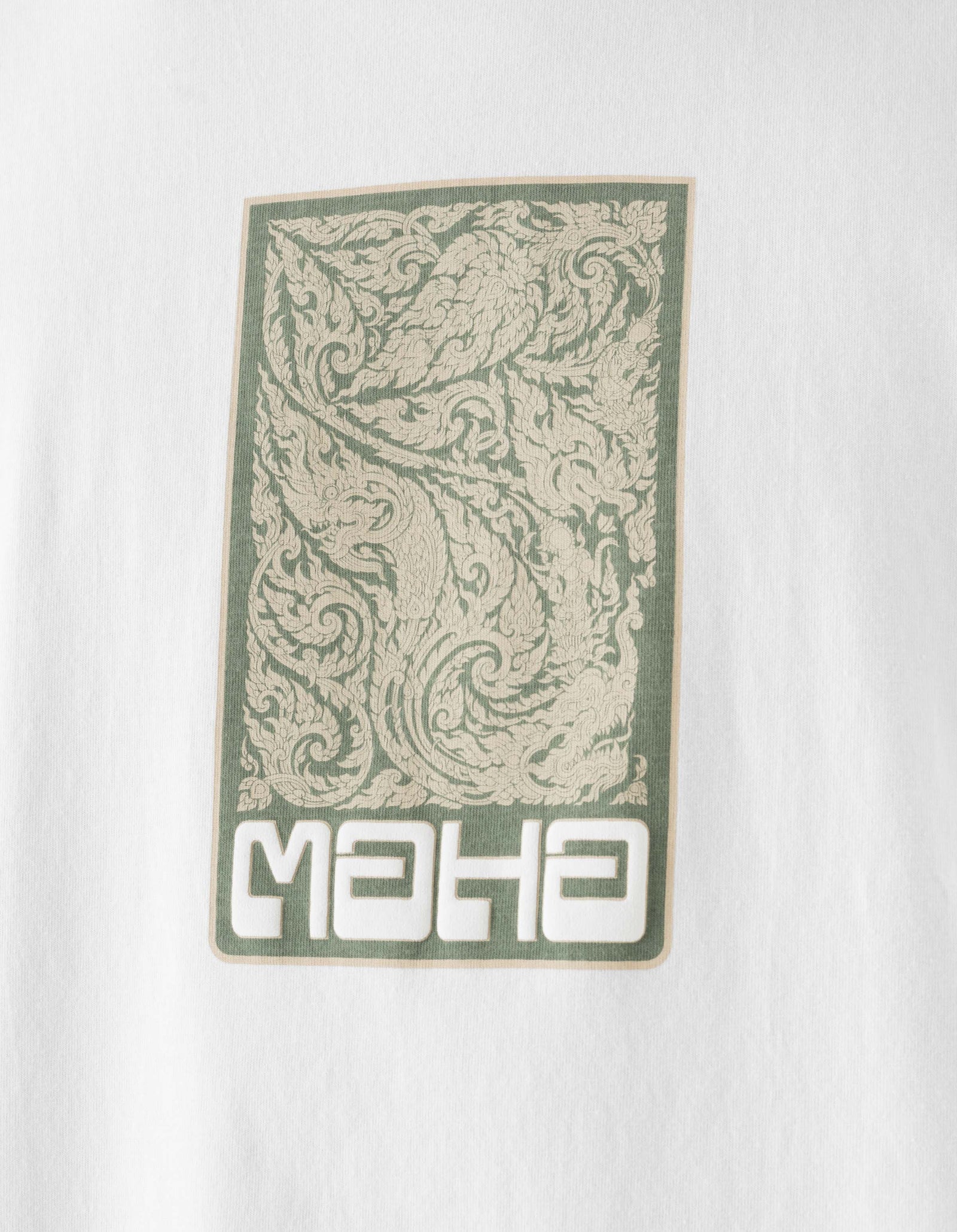 7771 Thai Temple S/S T-Shirt White