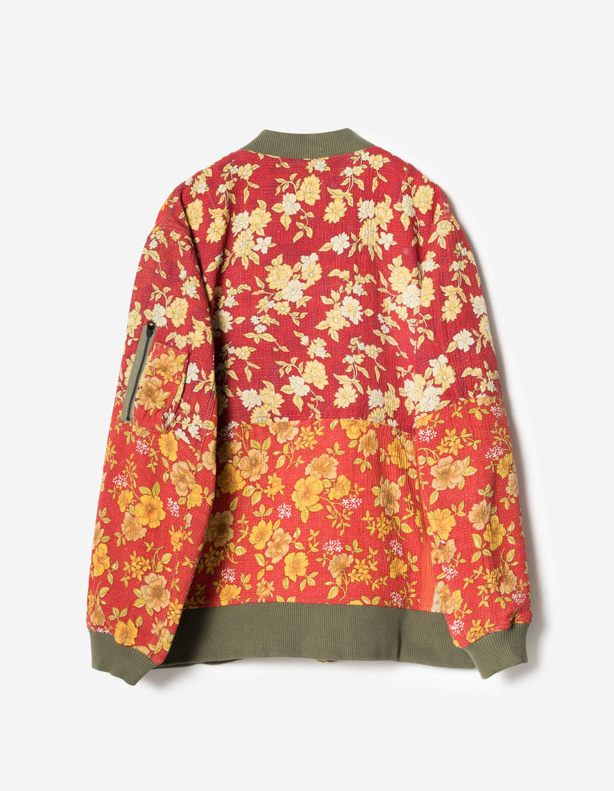 7809 Upcycled MA1 Kimono Multi • One Size - XL