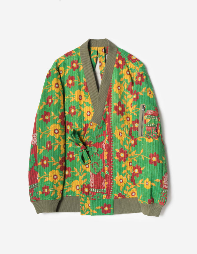 7809 Upcycled MA1 Kimono Multi • One Size - L