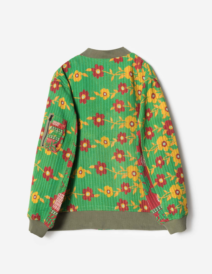 7809 Upcycled MA1 Kimono Multi • One Size - L