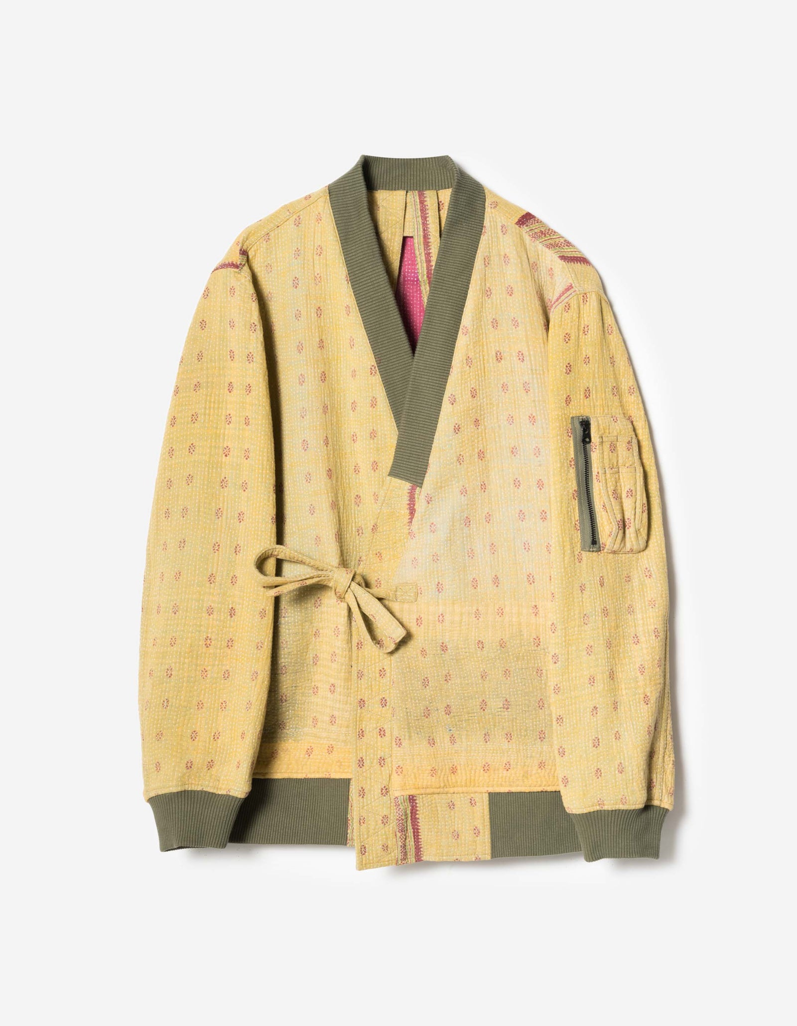 7809 Upcycled MA1 Kimono Multi • One Size - M