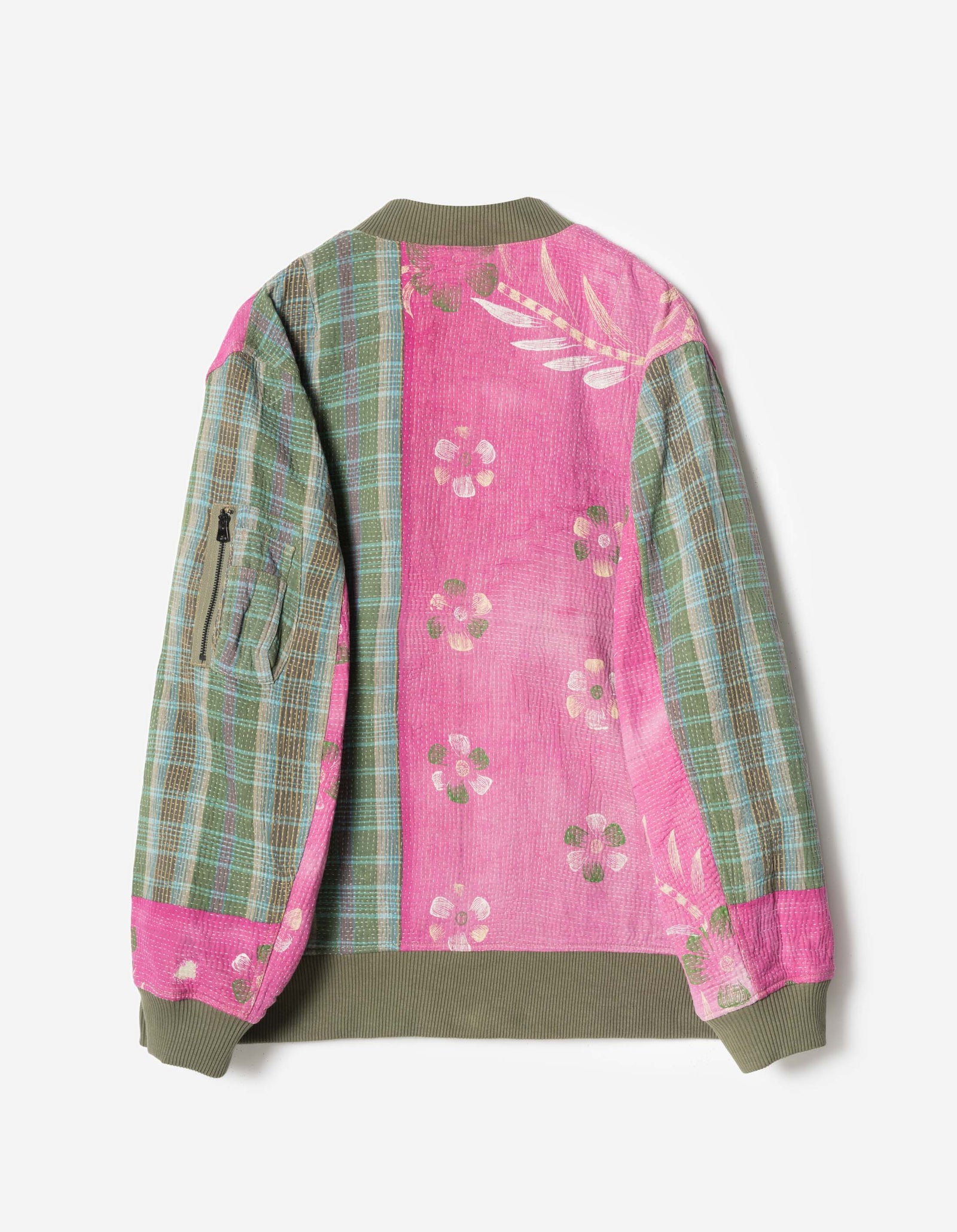 7809 Upcycled MA1 Kimono Multi • One Size - M