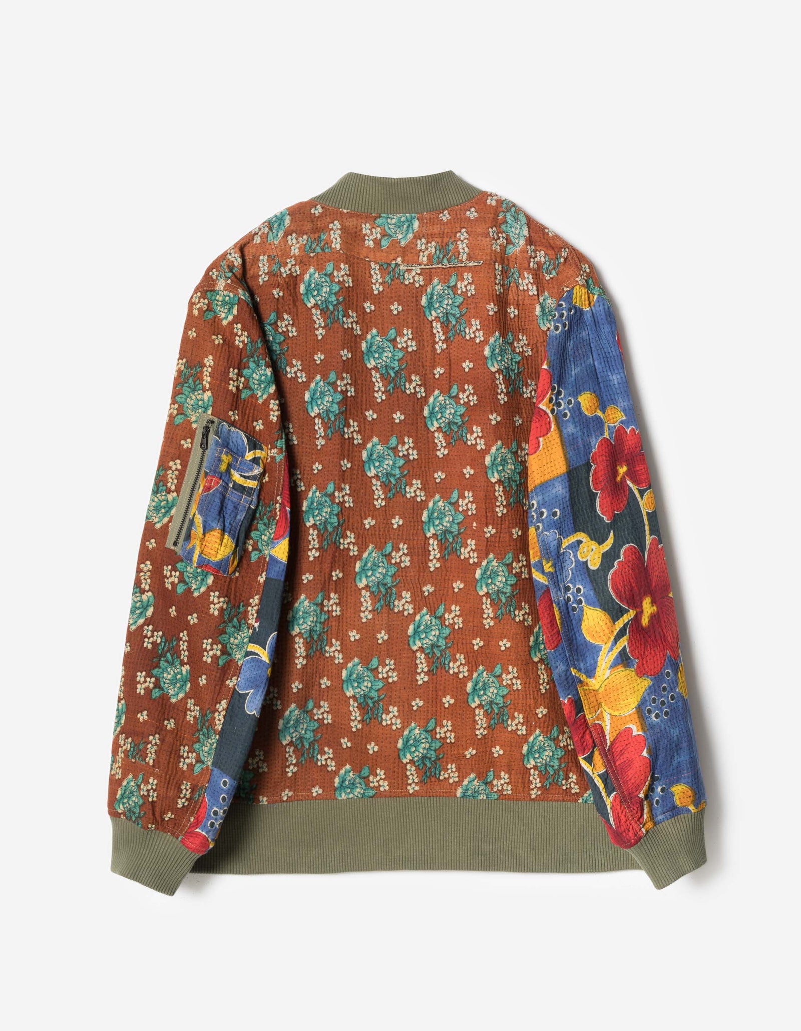 7809 Upcycled MA1 Kimono Multi • One Size - S
