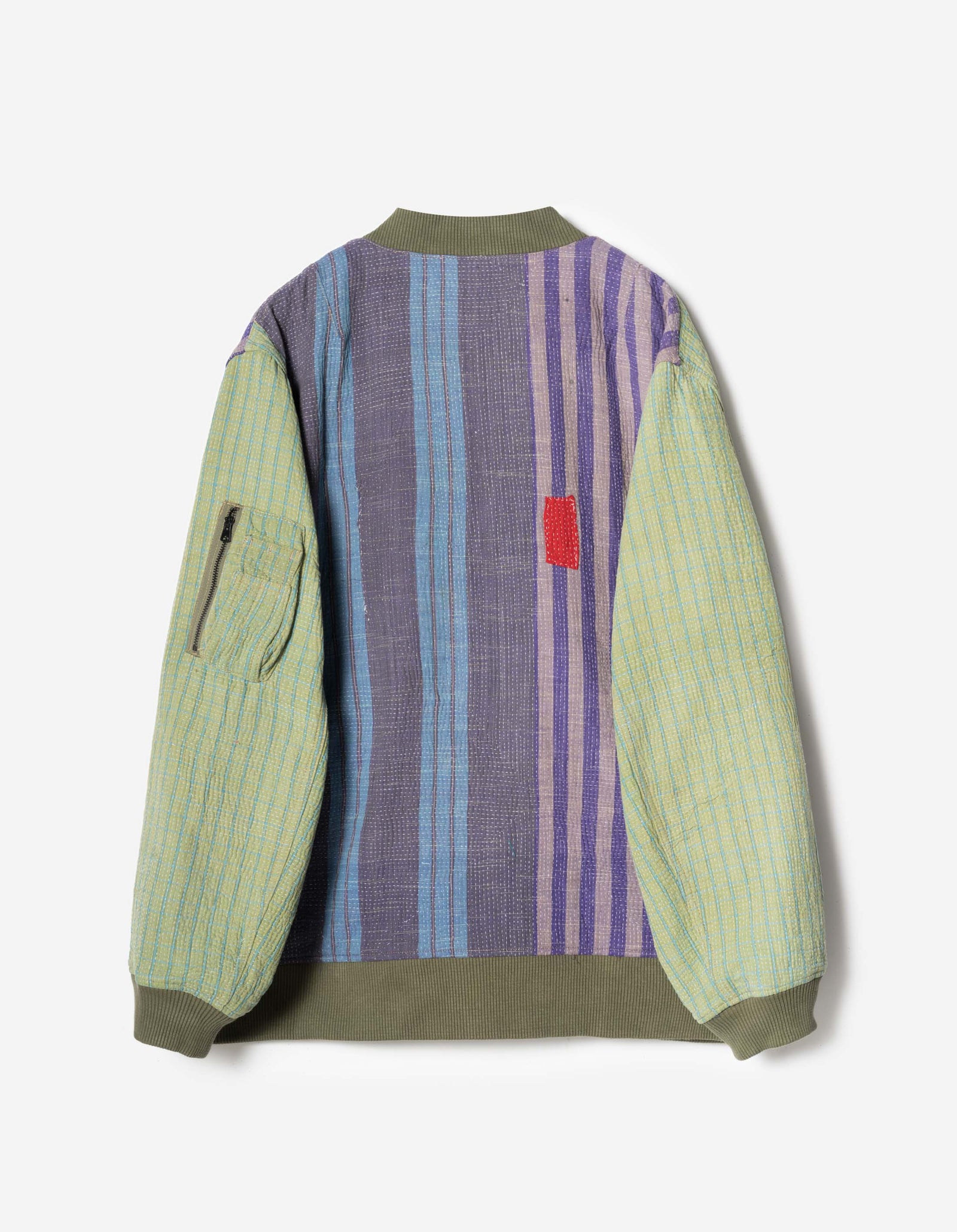 7809 Upcycled MA1 Kimono Multi • One Size - XL