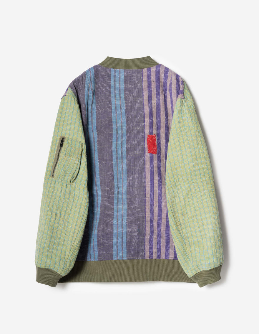 7809 Upcycled MA1 Kimono Multi • One Size - XL